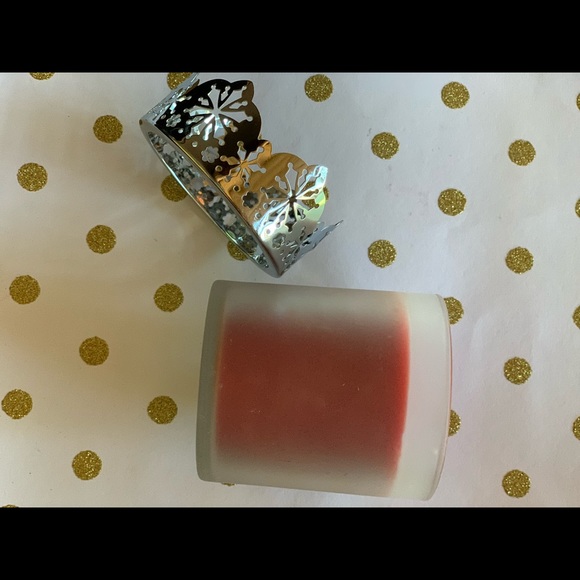 PartyLite Poinsetta Musk Decorative reusable base Rare Collectible Holiday NIB - Picture 2 of 7